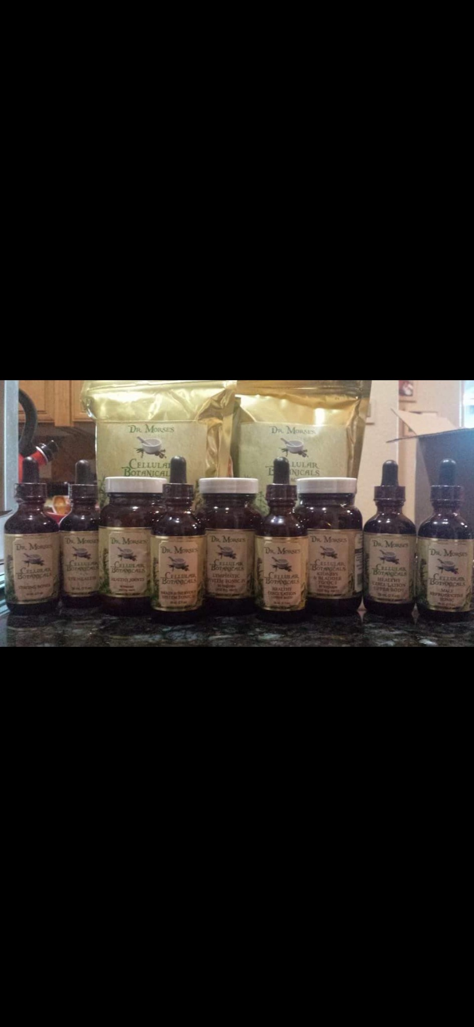 Dr. Morse Cellular Botanicals herbal products from Samantha's personal collection